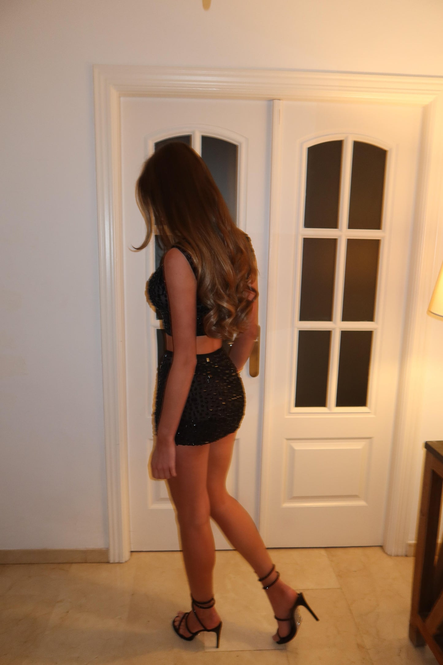 Short Two Piece In Black